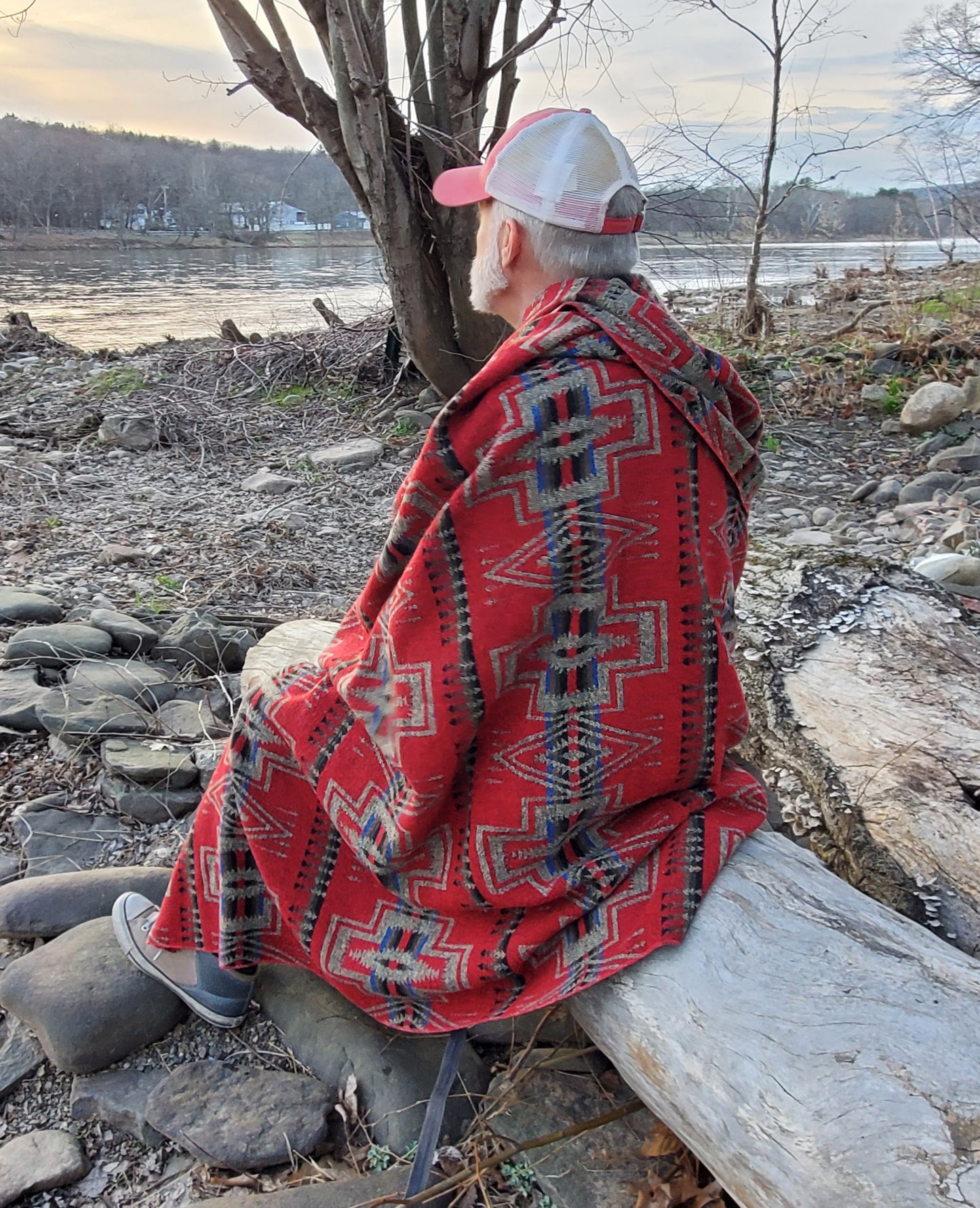 Catskill Camp Blanket in Red