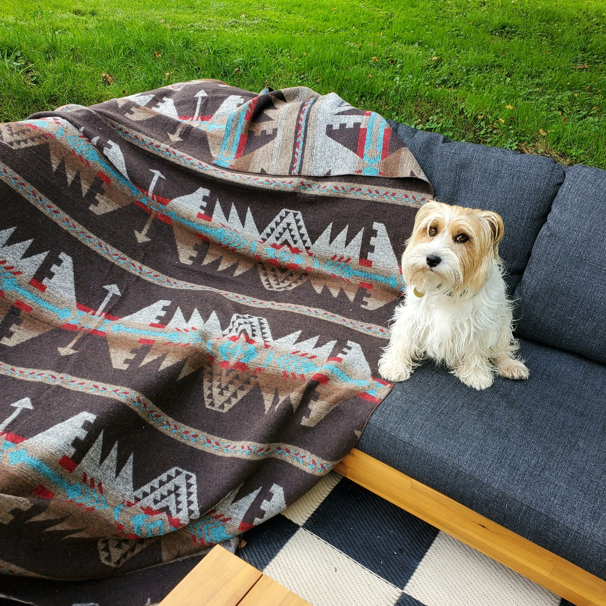 Catskill Camp Blanket in Walnut