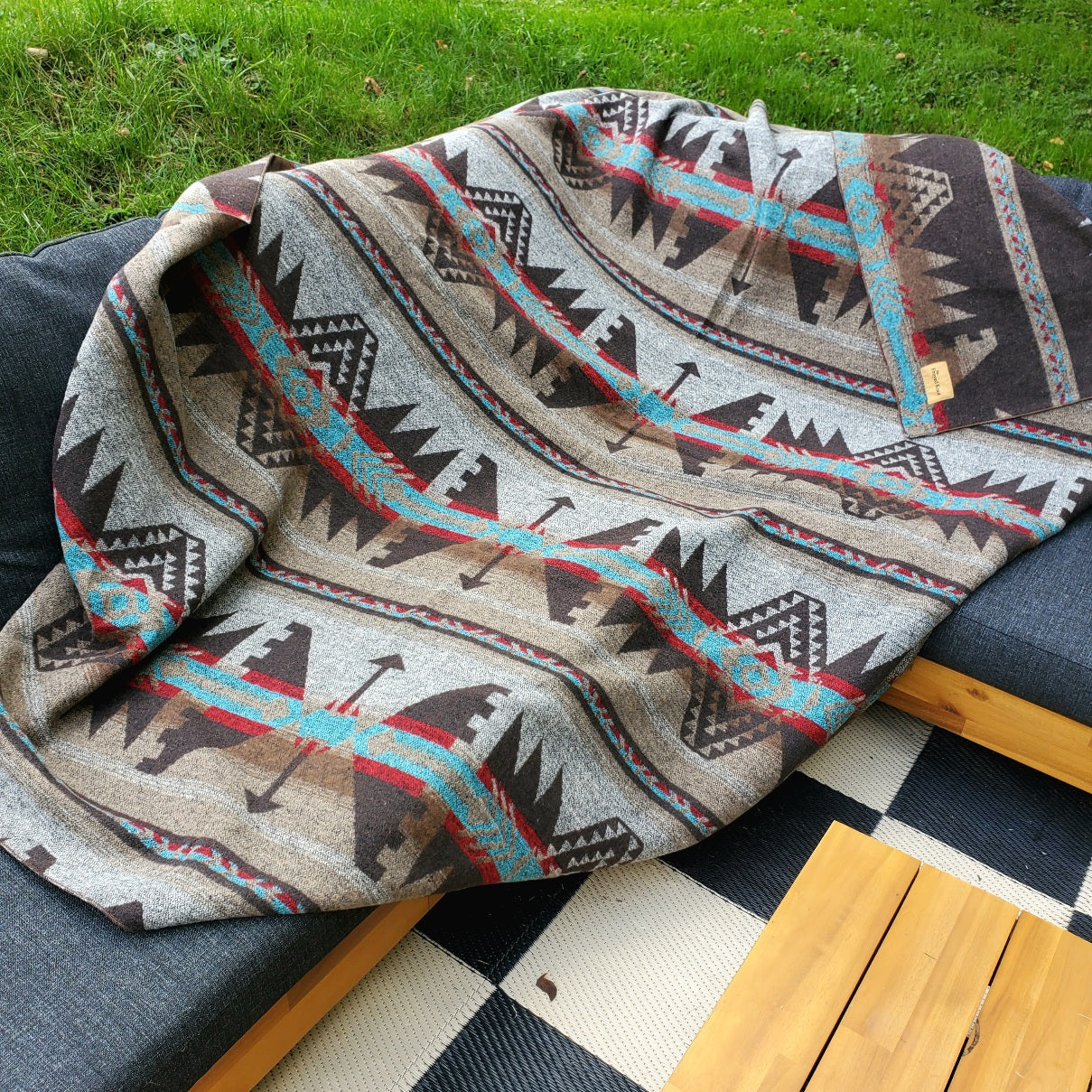 Catskill Camp Blanket in Walnut