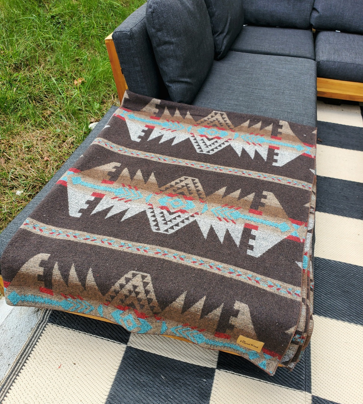 Catskill Camp Blanket in Walnut