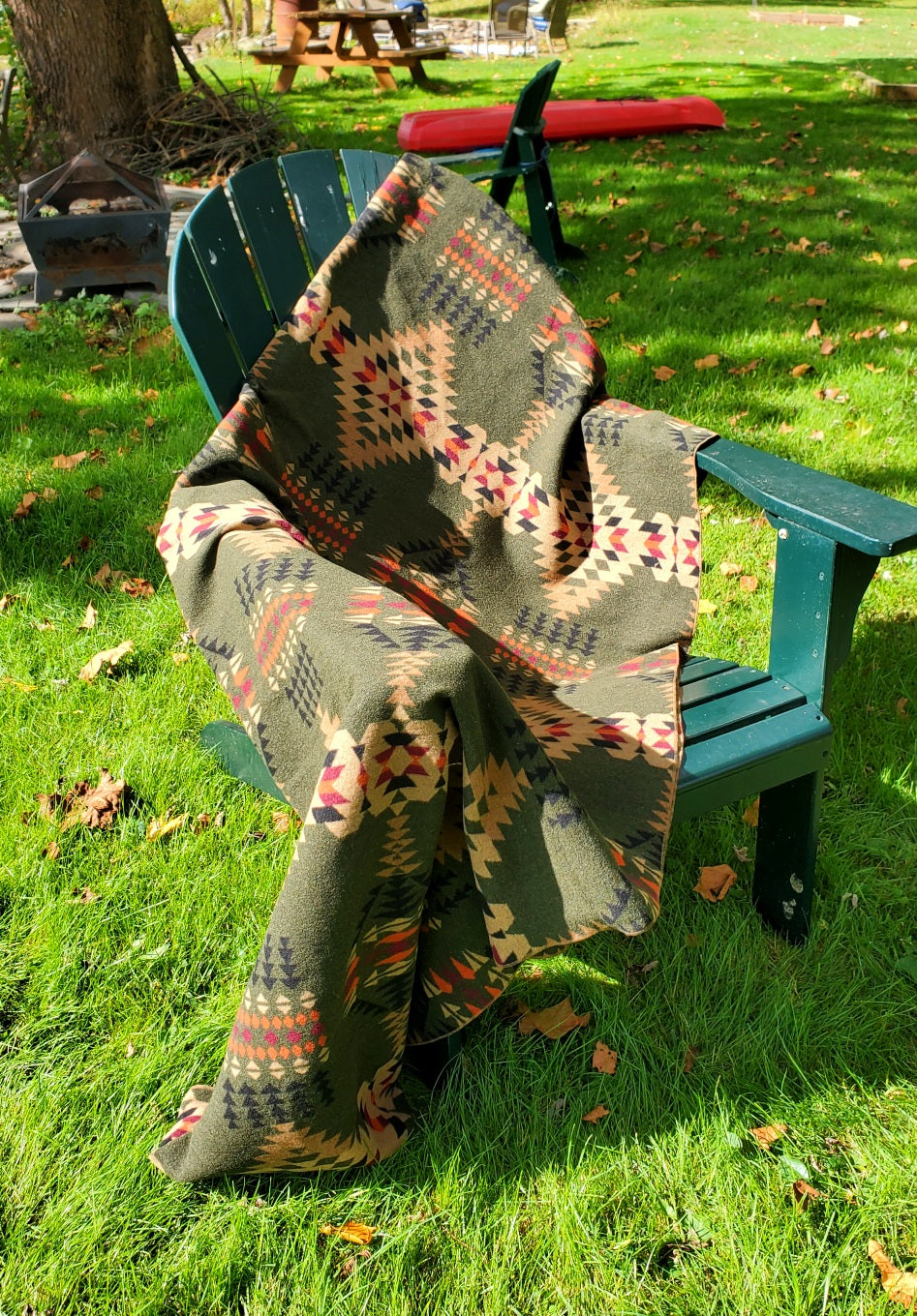Catskill Camp Blanket in Pine