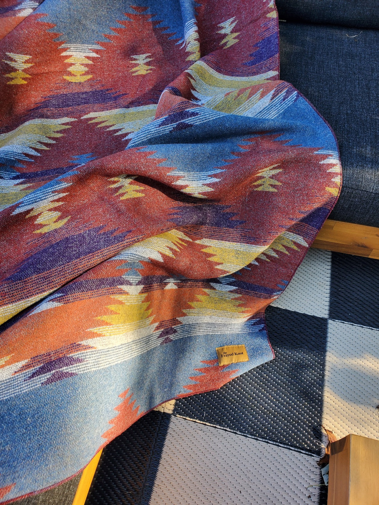 Catskill Camp Blanket in Sunset
