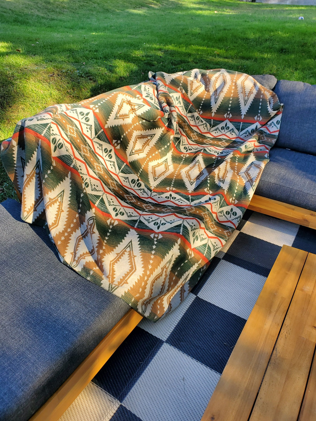 Catskill Camp Blanket in Sage