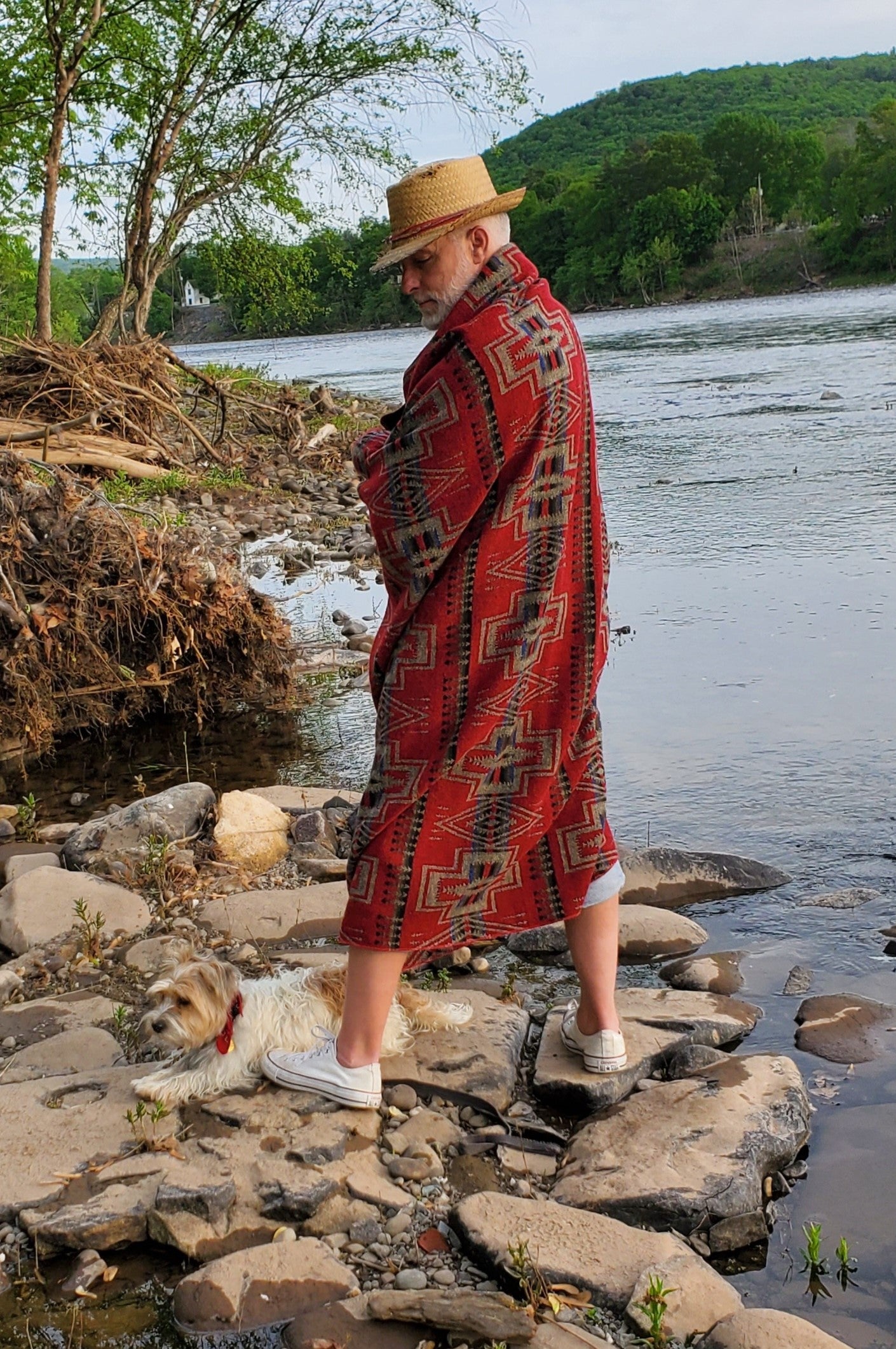 Catskill Camp Blanket in Red